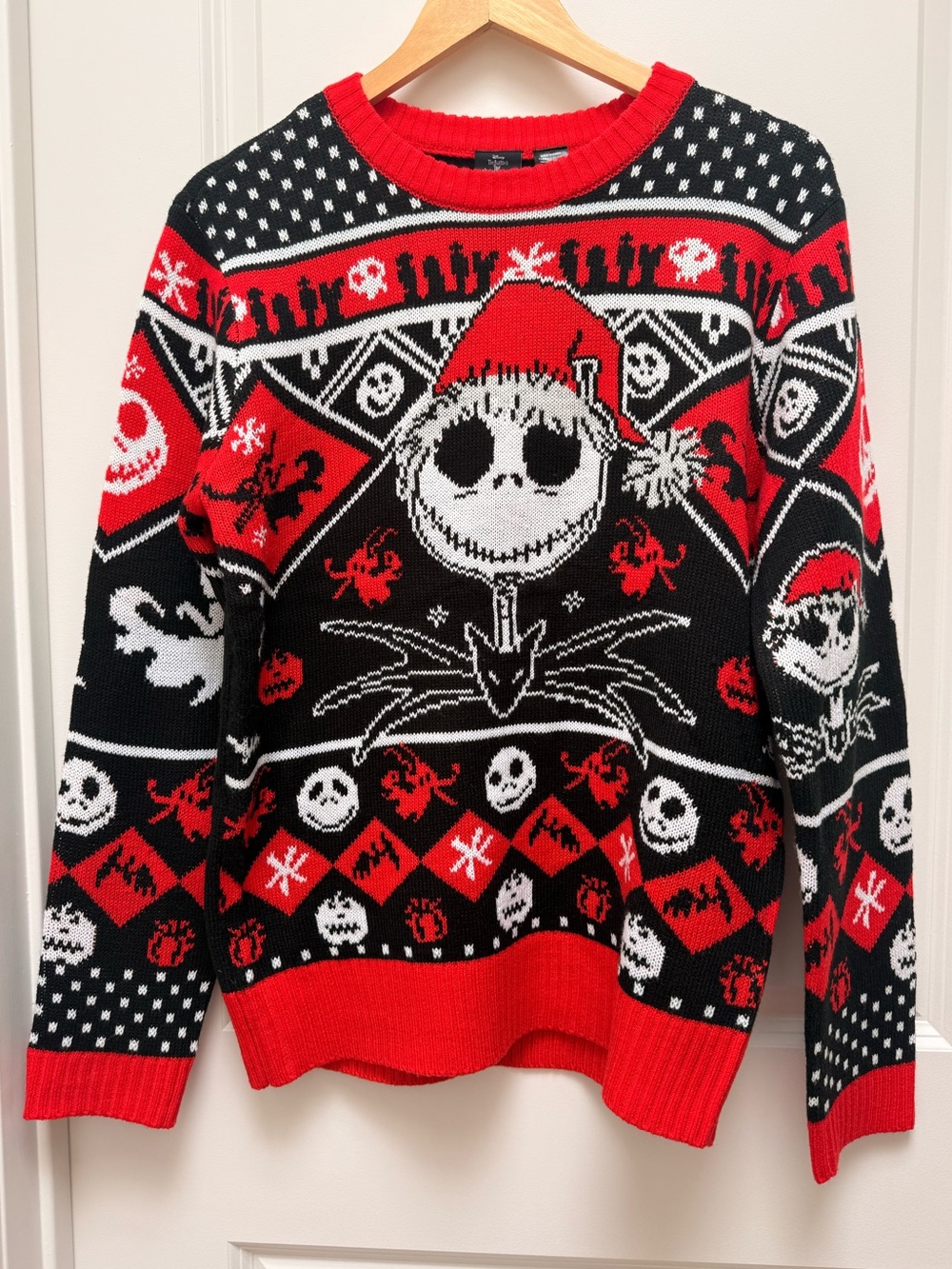 Disney Nightmare Before Christmas Jack Skellington Ugly Christmas Sweater is